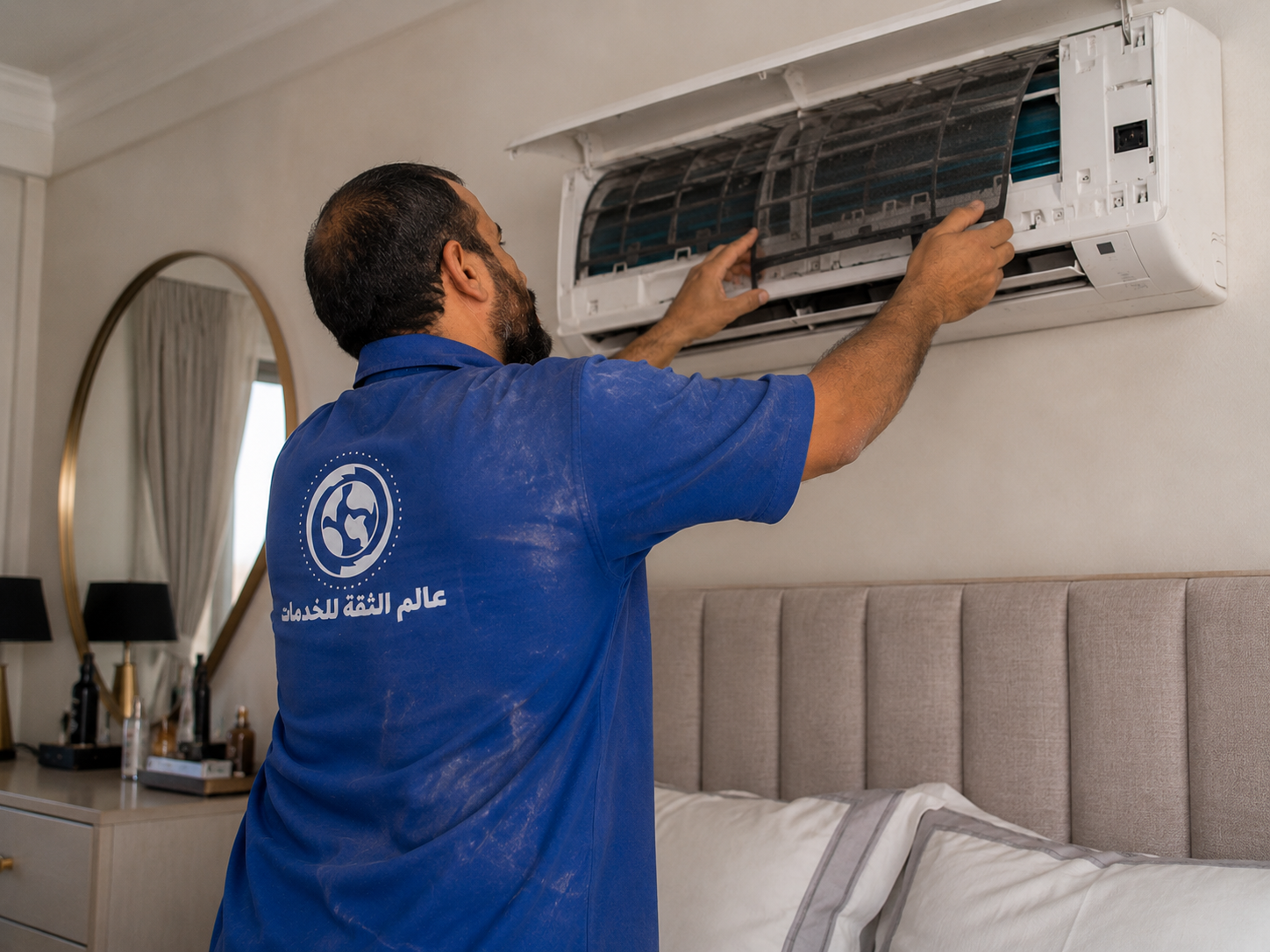 شركة تنظيف مكيفات بالجبيل من 30 ريال | تنظيف عميق بأسعار تنافسية 0553830134
