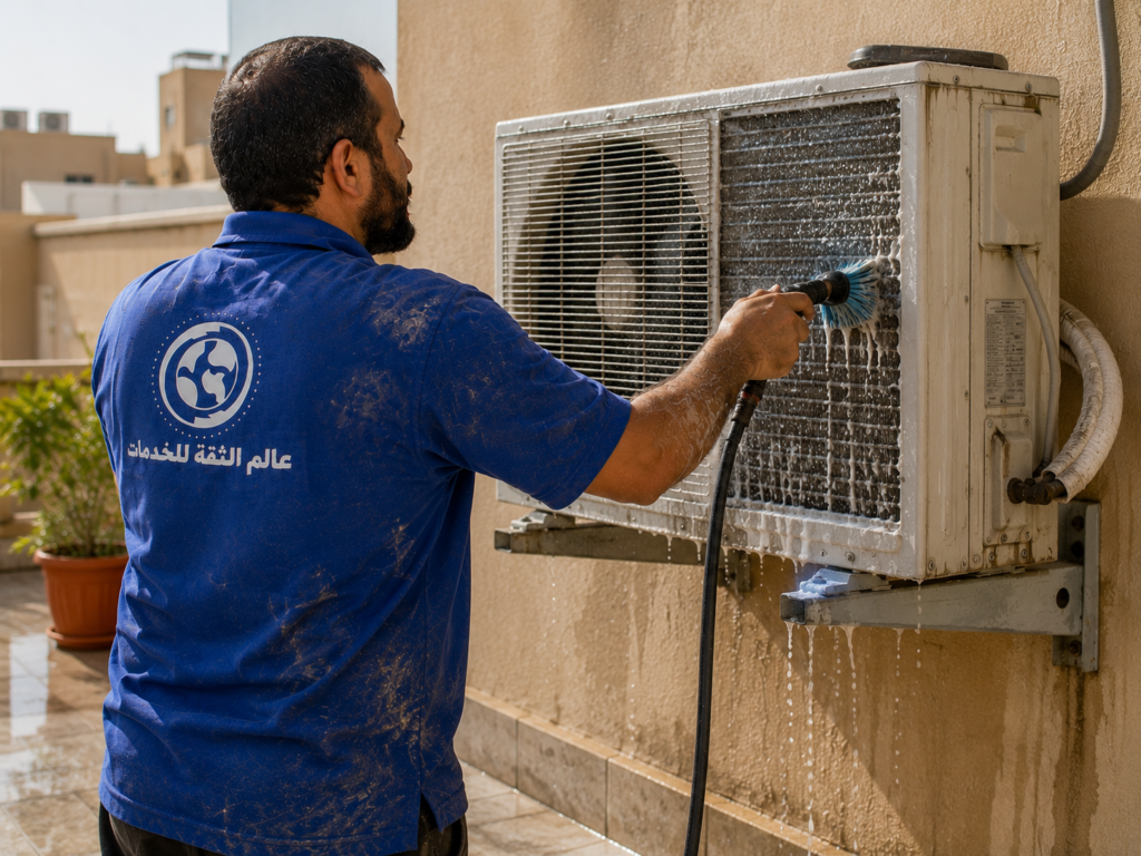 شركة تنظيف مكيفات في الملك فهد