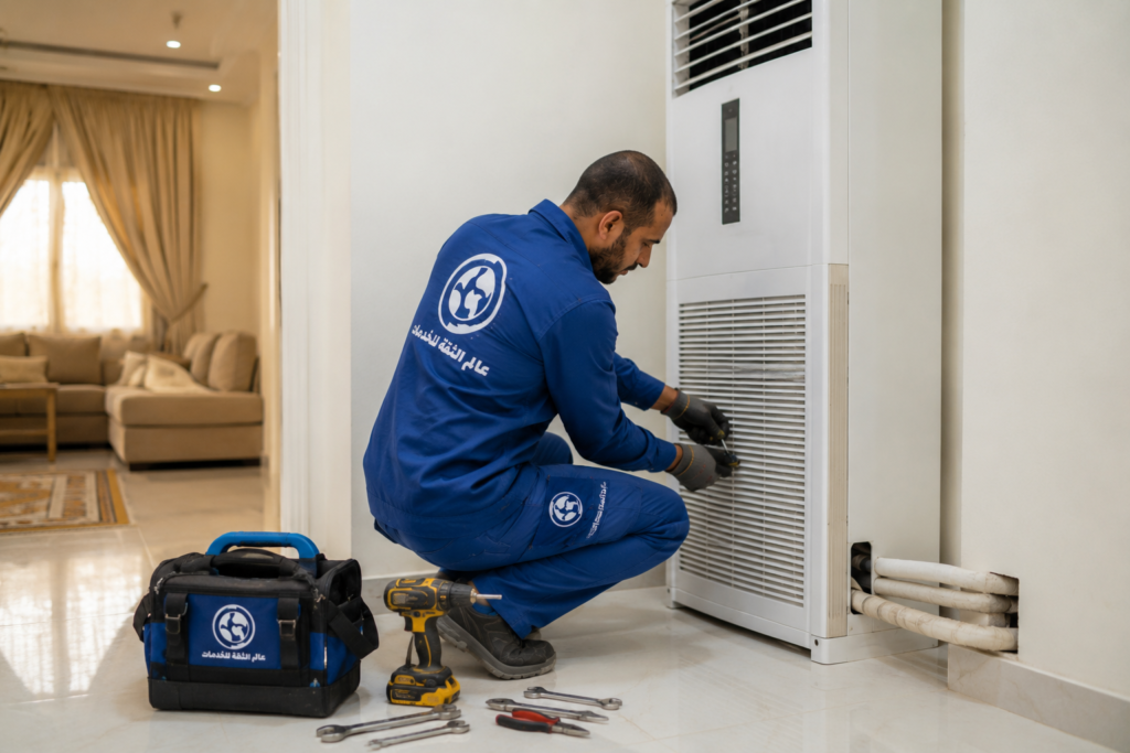 فني فك وتركيب مكيفات بالدمام | 0553830134 تصليح وتنظيف المكيفات بخصم 30%