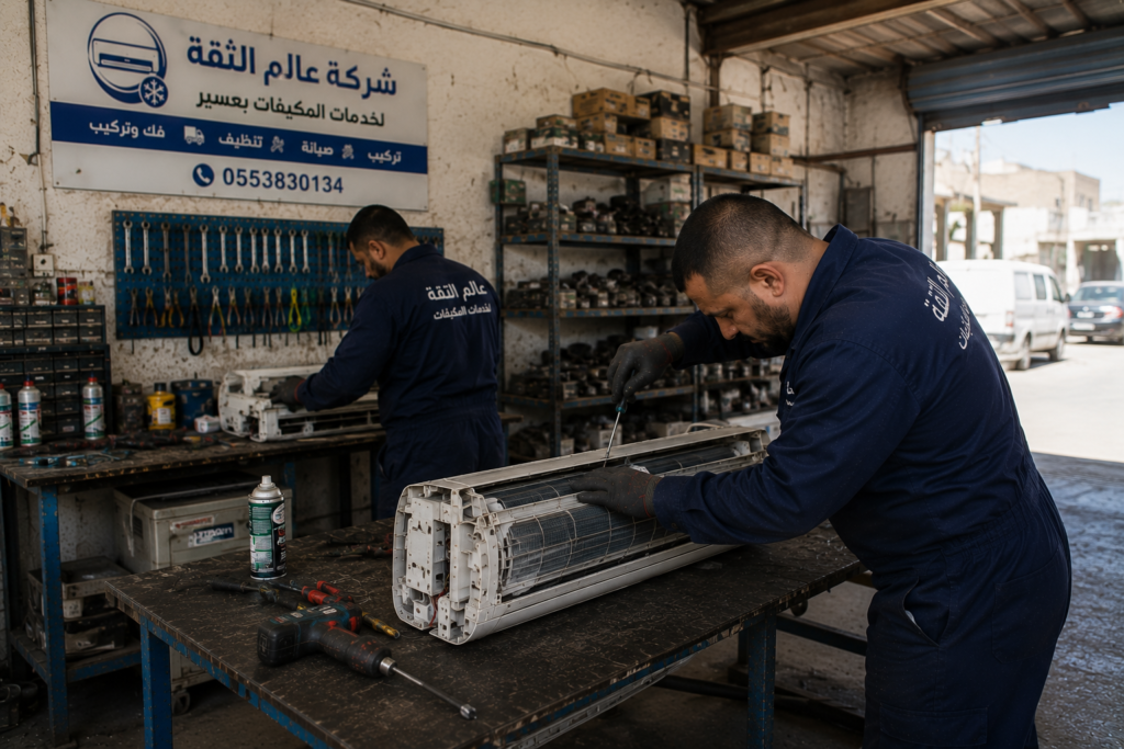 فني تركيب مكيفات سبليت بالجبيل