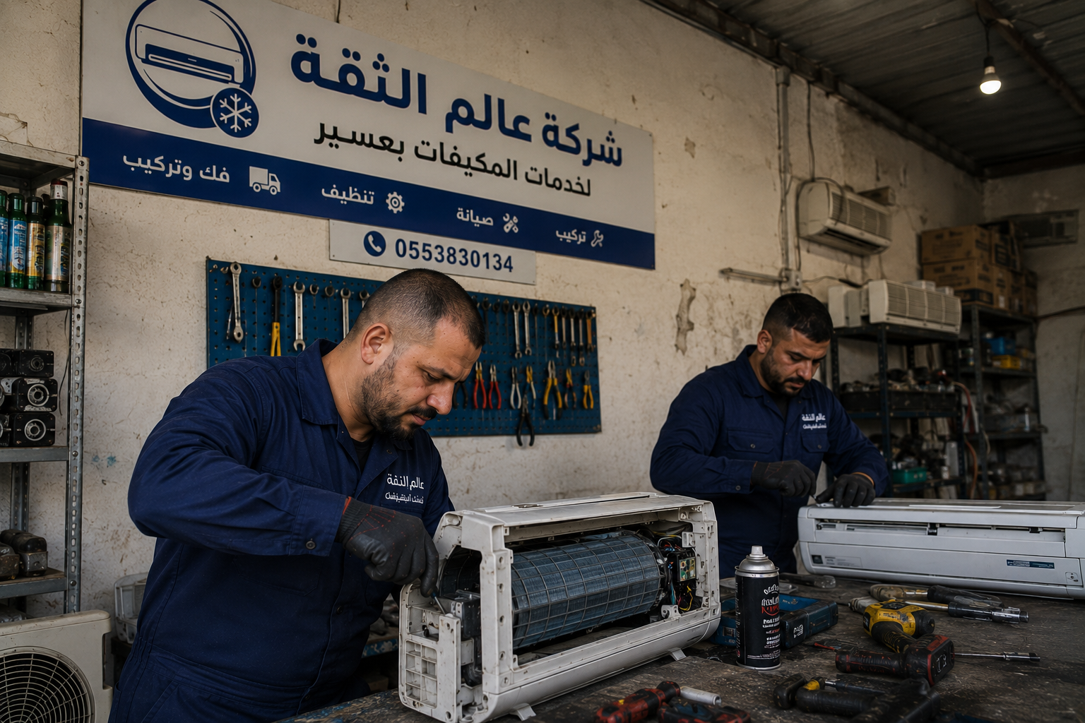 فني تركيب مكيفات سبليت بالطائف يبدأ من 149 ريال | فك وتركيب وشحن فريون 0553830134