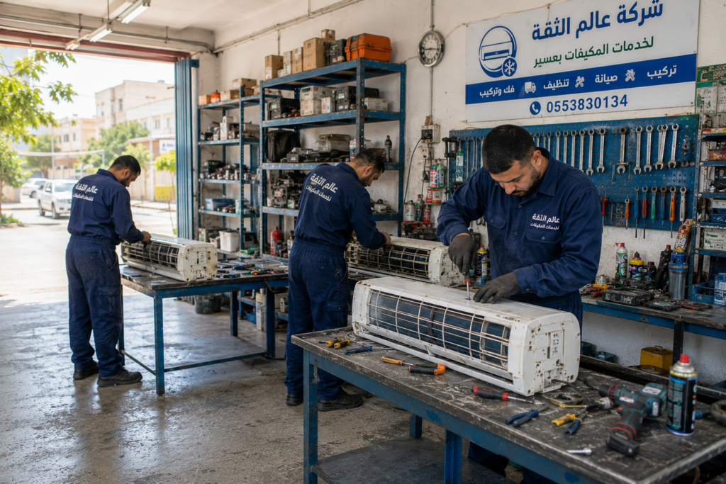 فني تركيب مكيفات سبليت بالقطيف