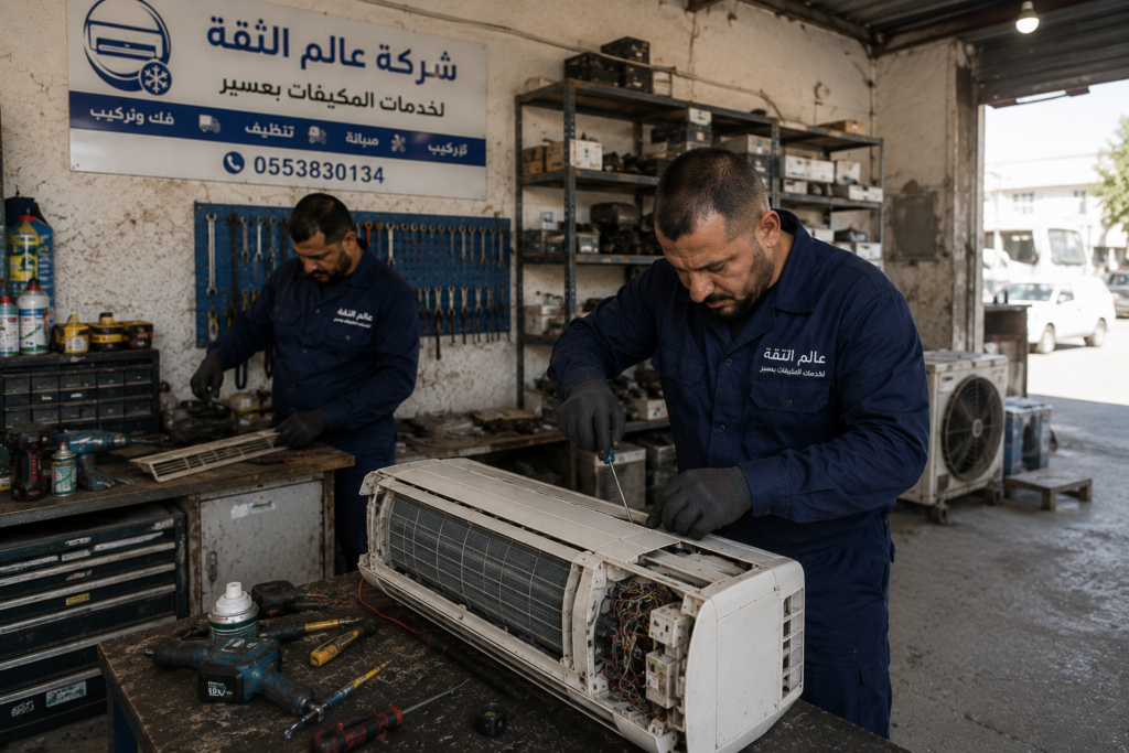 فني تركيب مكيفات سبليت بخميس مشيط