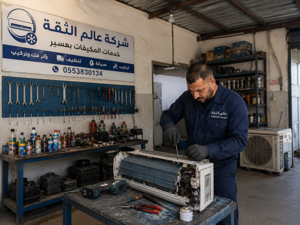 فني تركيب مكيفات سبليت بعنيزة