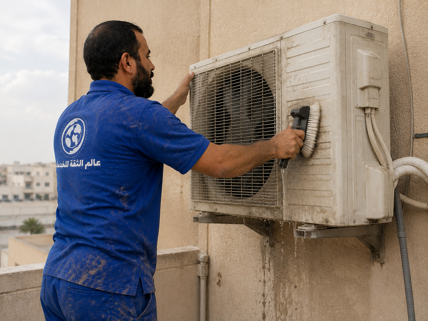 تنظيف مكيفات في الرمال – الرياض | أرخص شركة غسيل مكيفات قريبة منك 35 ريال