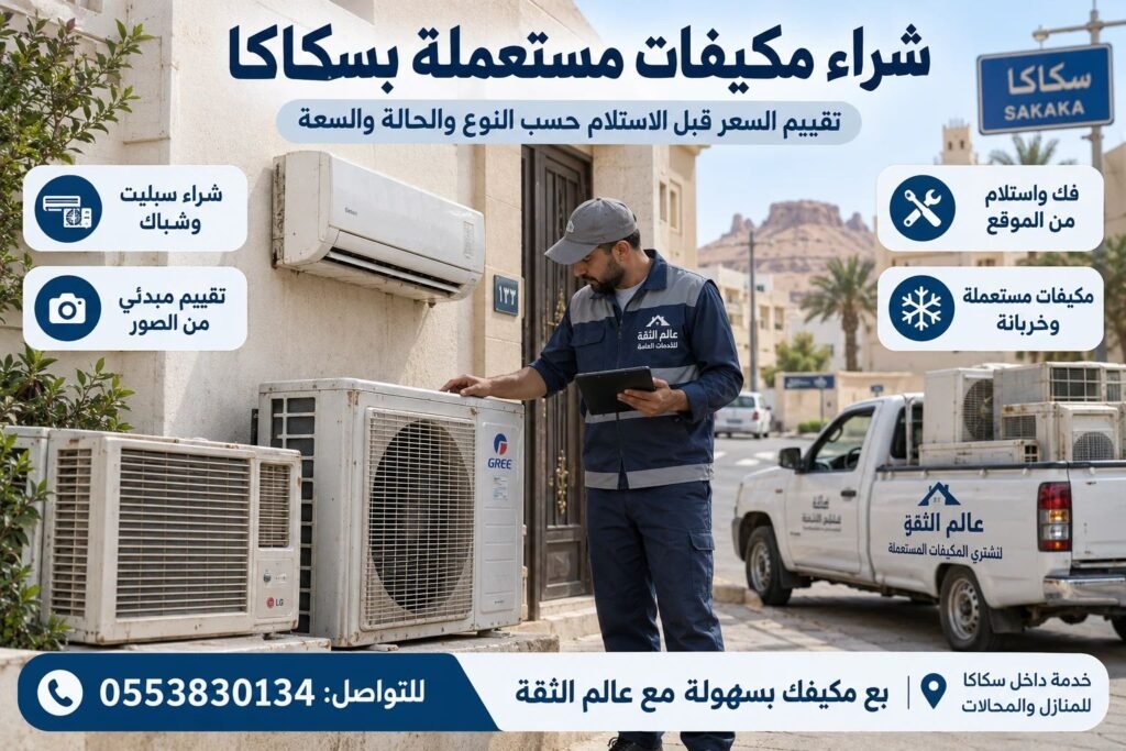 شراء مكيفات مستعملة سكاكا