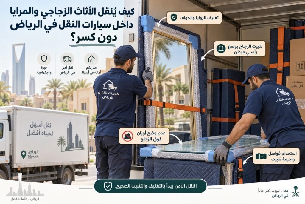 نقل الاثاث الزجاجي الرياض